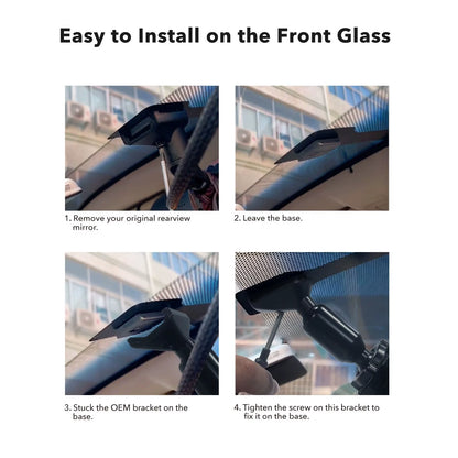 OEM Bracket for Mirror Dash Cam 12 Inch Mirror Dash Cam Mount Bracket Arm for Car DVR Instead of Strap