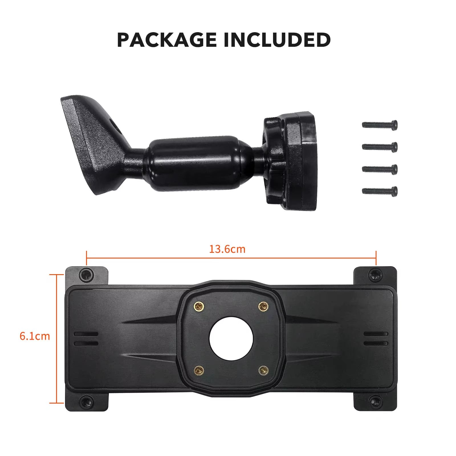 OEM Bracket for Mirror Dash Cam 12 Inch Mirror Dash Cam Mount Bracket Arm for Car DVR Instead of Strap