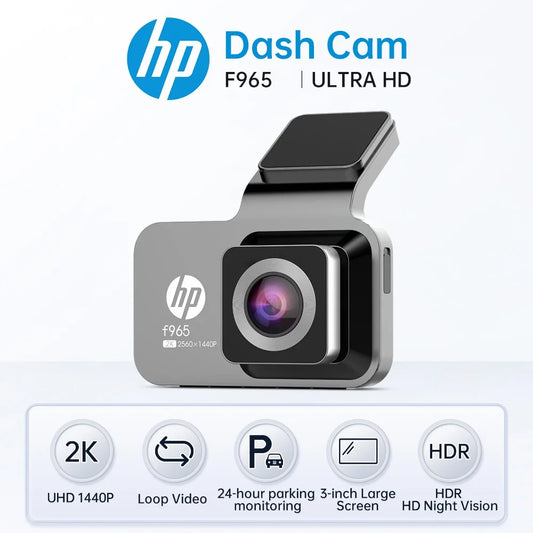 HP Cámara para Auto 2K con Visión Nocturna y WiFi 
