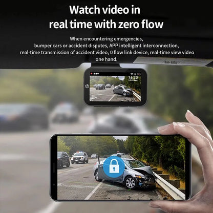 HP Cámara para Auto 2K con Visión Nocturna y WiFi 